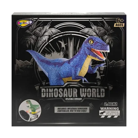 🦖 روبوت الديناصور القابل للنفخ بالريموت
