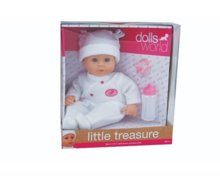 👶 دمية Little Treasure مع رضاعة – 38 سم